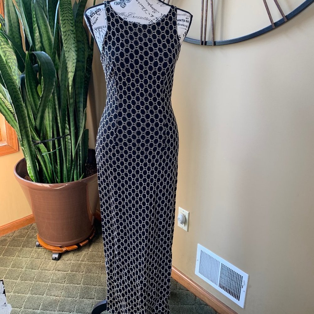 Black & White Maxi Dress